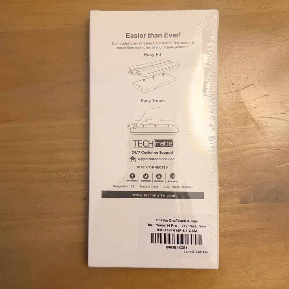 amFilm Screen Protector IPhone 14 Pro - Picture 3 of 4